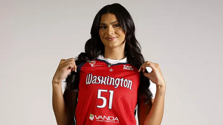 Washington Mystics number 4 overall Pick in 2026 WNBA Draft Lauren Betts 